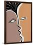 Face to Face 2-Design Fabrikken-Framed Premium Giclee Print