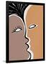 Face to Face 2-Design Fabrikken-Framed Premium Giclee Print