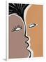 Face to Face 2-Design Fabrikken-Framed Premium Giclee Print