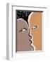 Face to Face 2-Design Fabrikken-Framed Art Print