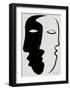 Face to Face-Design Fabrikken-Framed Art Print