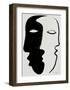 Face to Face-Design Fabrikken-Framed Art Print