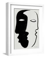 Face to Face-Design Fabrikken-Framed Art Print