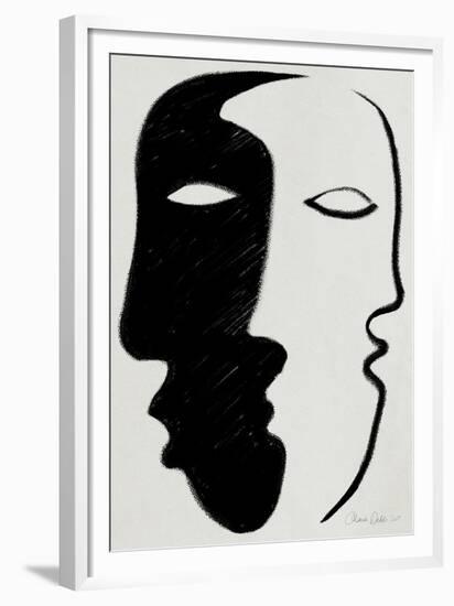 Face to Face-Design Fabrikken-Framed Art Print