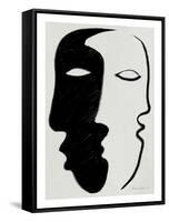 Face to Face-Design Fabrikken-Framed Stretched Canvas