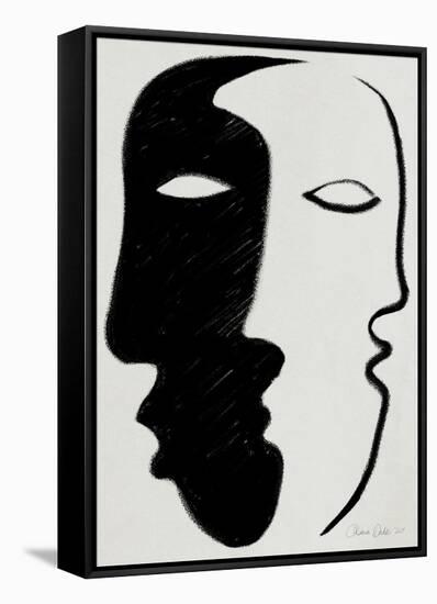 Face to Face-Design Fabrikken-Framed Stretched Canvas