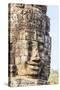 Face Towers in Bayon Temple in Angkor Thom-Michael Nolan-Stretched Canvas