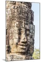 Face Towers in Bayon Temple in Angkor Thom-Michael Nolan-Mounted Photographic Print