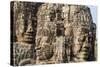 Face Towers in Bayon Temple in Angkor Thom-Michael Nolan-Stretched Canvas