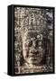 Face Towers in Bayon Temple in Angkor Thom-Michael Nolan-Framed Stretched Canvas