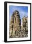 Face Towers in Bayon Temple in Angkor Thom-Michael Nolan-Framed Photographic Print