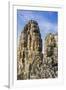 Face Towers in Bayon Temple in Angkor Thom-Michael Nolan-Framed Photographic Print