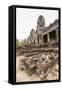 Face Towers in Bayon Temple in Angkor Thom-Michael Nolan-Framed Stretched Canvas