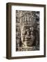 Face Towers in Bayon Temple in Angkor Thom-Michael Nolan-Framed Photographic Print