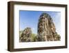 Face Towers in Bayon Temple in Angkor Thom-Michael Nolan-Framed Photographic Print