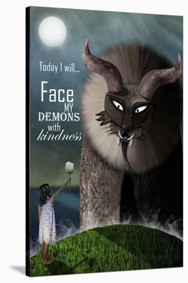 Face your Demons-Carrie Webster-Stretched Canvas