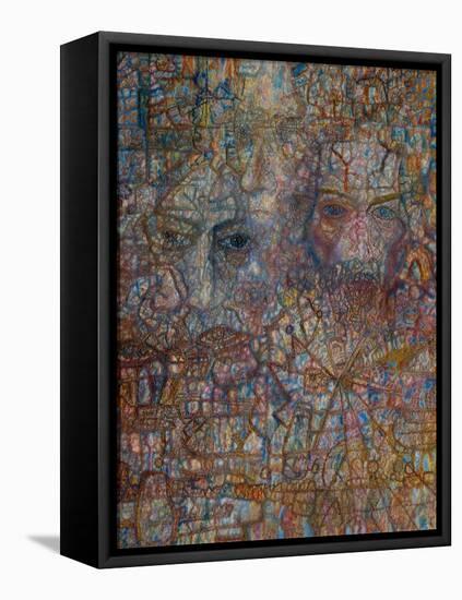 Faces, 1940-Pavel Nikolayevich Filonov-Framed Stretched Canvas