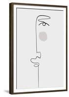 Faces 1-Design Fabrikken-Framed Art Print