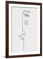 Faces 1-Design Fabrikken-Framed Art Print