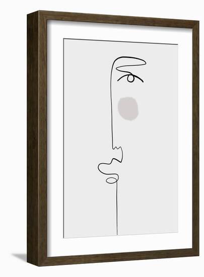 Faces 1-Design Fabrikken-Framed Art Print