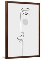 Faces 1-Design Fabrikken-Framed Art Print