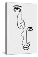 Faces 2-Design Fabrikken-Stretched Canvas