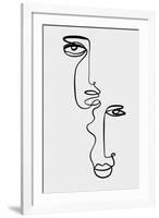 Faces 2-Design Fabrikken-Framed Art Print