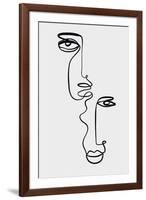 Faces 2-Design Fabrikken-Framed Art Print