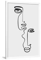 Faces 2-Design Fabrikken-Framed Art Print