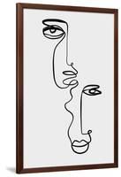 Faces 2-Design Fabrikken-Framed Art Print