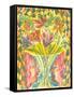 Faces and Flowers-Mary Kuper-Framed Stretched Canvas