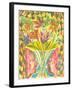 Faces and Flowers-Mary Kuper-Framed Giclee Print