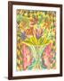 Faces and Flowers-Mary Kuper-Framed Giclee Print