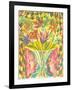 Faces and Flowers-Mary Kuper-Framed Giclee Print