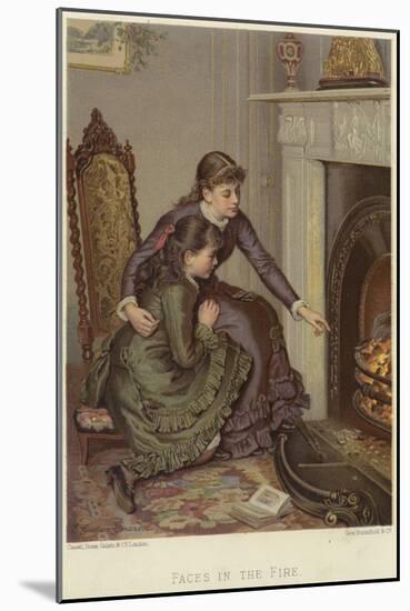 Faces in the Fire-Ernest Gustave Girardot-Mounted Giclee Print