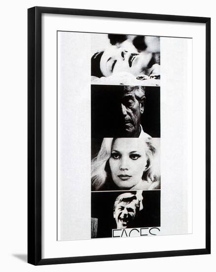 Faces, John Marley, Gena Rowlands, Seymour Cassel, 1968-null-Framed Photo