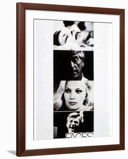 Faces, John Marley, Gena Rowlands, Seymour Cassel, 1968-null-Framed Photo