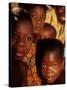 Faces of Ghanaian Children, Kabile, Brong-Ahafo Region, Ghana-Alison Jones-Stretched Canvas