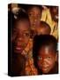 Faces of Ghanaian Children, Kabile, Brong-Ahafo Region, Ghana-Alison Jones-Stretched Canvas