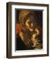 Faces of Madonna and Child, from Adoration of the Shepherds (Detail)-Caravaggio-Framed Giclee Print