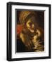 Faces of Madonna and Child, from Adoration of the Shepherds (Detail)-Caravaggio-Framed Giclee Print