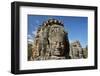 Faces Thought to Depict Bodhisattva Avalokiteshvara, Angkor World Heritage Site-David Wall-Framed Photographic Print