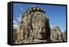 Faces Thought to Depict Bodhisattva Avalokiteshvara, Angkor World Heritage Site-David Wall-Framed Stretched Canvas