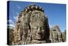 Faces Thought to Depict Bodhisattva Avalokiteshvara, Angkor World Heritage Site-David Wall-Stretched Canvas