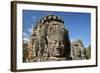 Faces Thought to Depict Bodhisattva Avalokiteshvara, Angkor World Heritage Site-David Wall-Framed Photographic Print