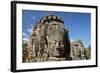 Faces Thought to Depict Bodhisattva Avalokiteshvara, Angkor World Heritage Site-David Wall-Framed Photographic Print