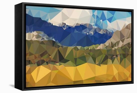 Faceted Valley-THE Studio-Framed Stretched Canvas