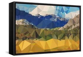 Faceted Valley-THE Studio-Framed Stretched Canvas