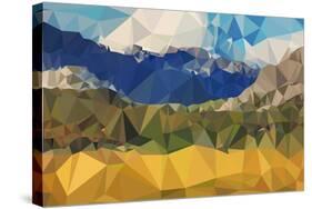Faceted Valley-THE Studio-Stretched Canvas