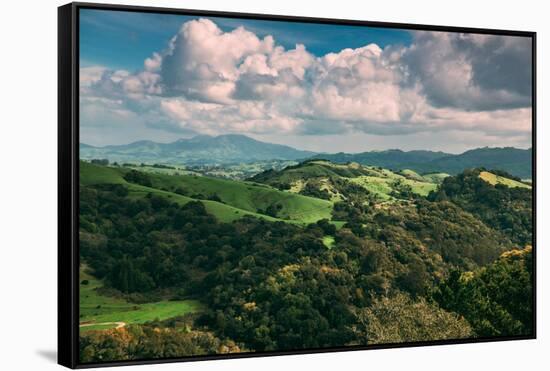 Facing East From Oakland Hills, Mount Diablo, Northern California-Vincent James-Framed Stretched Canvas